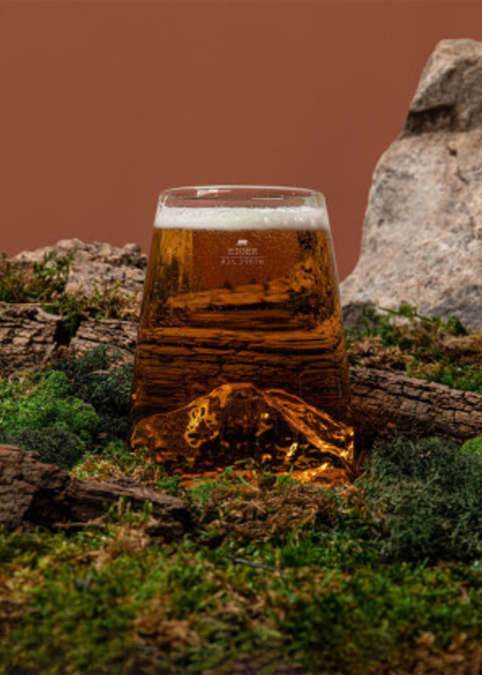 Alaskanmaker Alaskanmaker - Verre design Topographique - Eiger  - 1 pièce