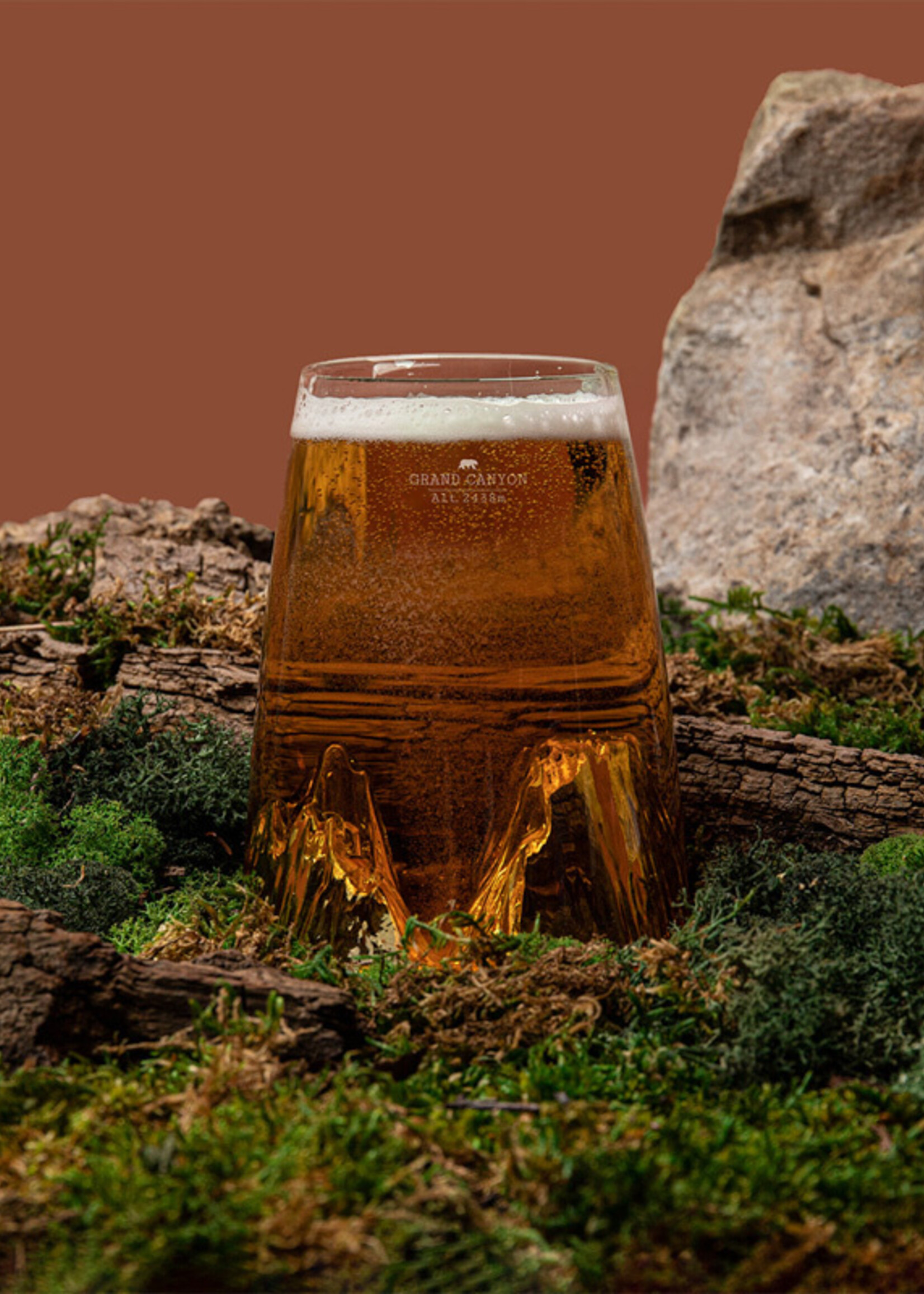 Alaskanmaker Alaskanmaker - Verre design Topographique - Grand Canyon  - 1 pièce