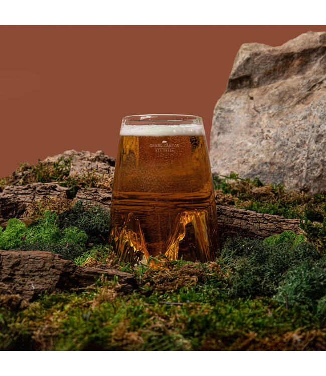 Alaskanmaker - Design Glas Topographic - Grand Canyon - 1 Stuk