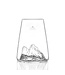 Alaskanmaker - Design Glas Topographic - Tofane - 1 Stuk