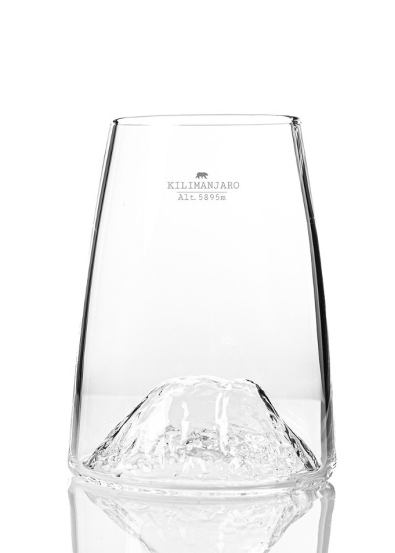 Alaskanmaker Alaskanmaker - Design Glas Topographic - Kilimanjaro - 1 Stuk
