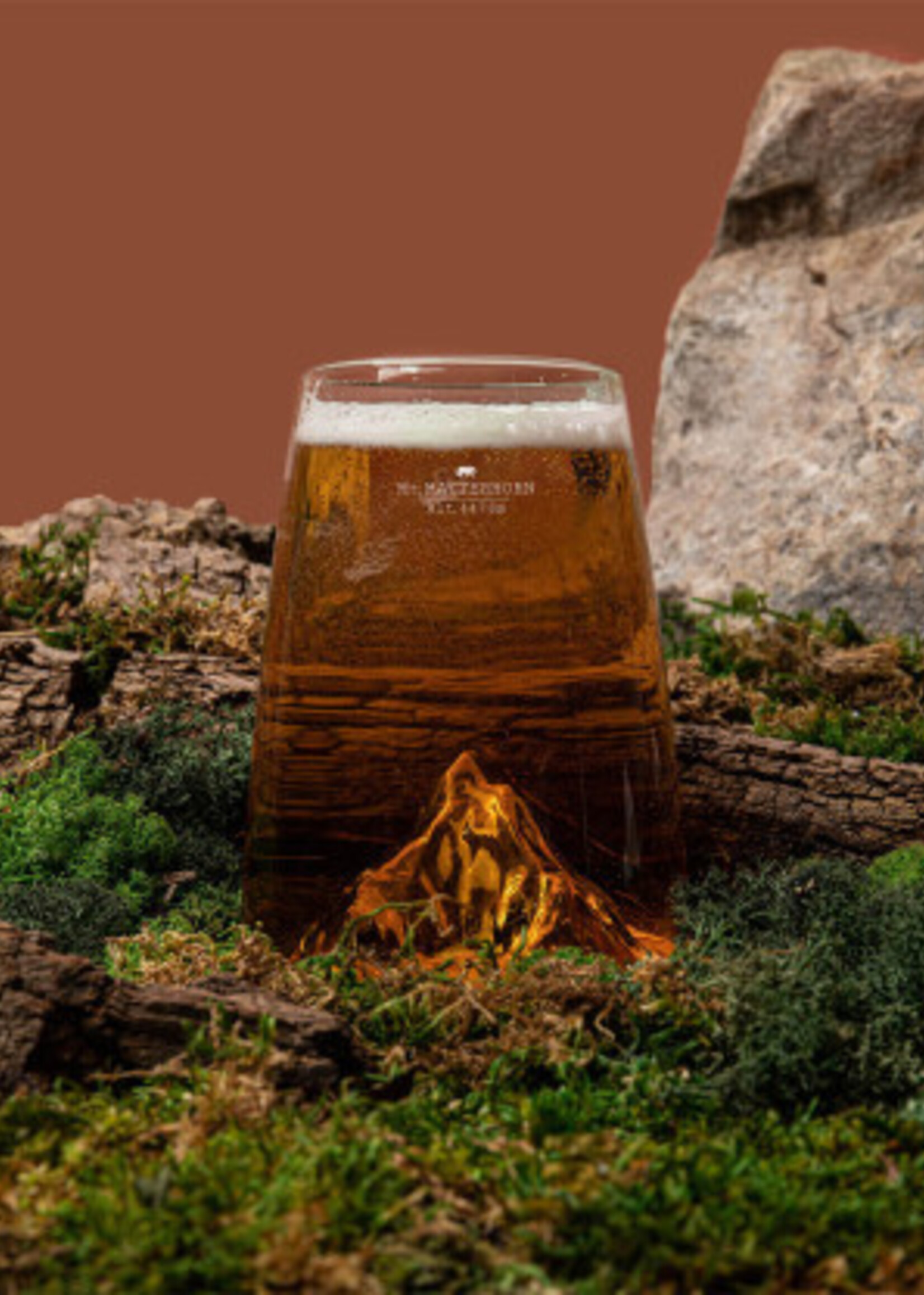 Alaskanmaker Alaskanmaker - Verre design Topographique - Matterhorn  - 1 pièce