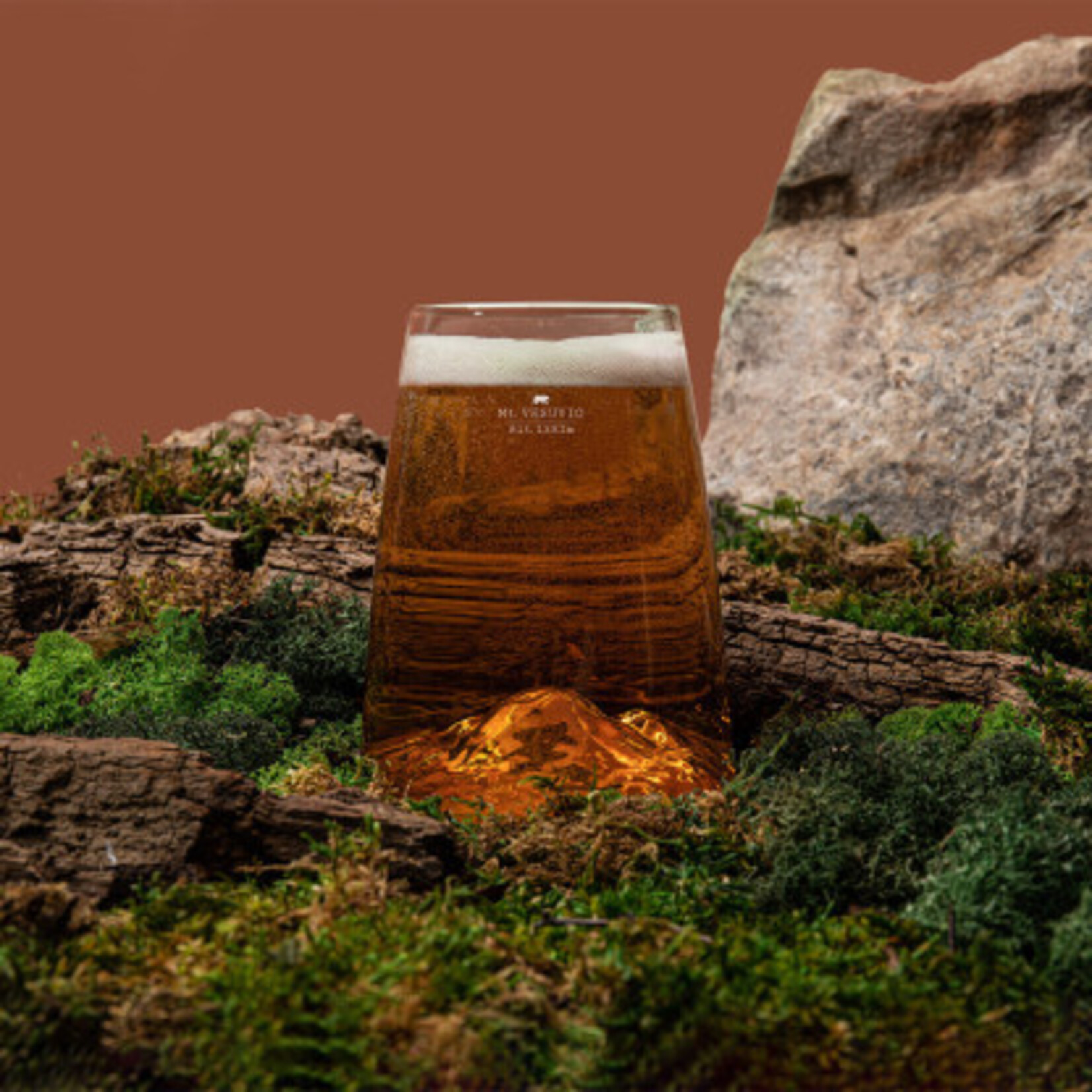 Alaskan Maker Alaskanmaker - Design Glas Topographic - Vesuvius  - 1 Stuk