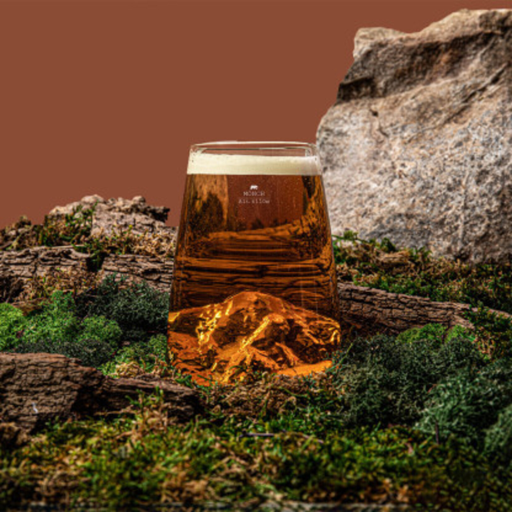 Alaskan Maker Alaskanmaker - Design Glas Topographic - Mönch  - 1 Stuk