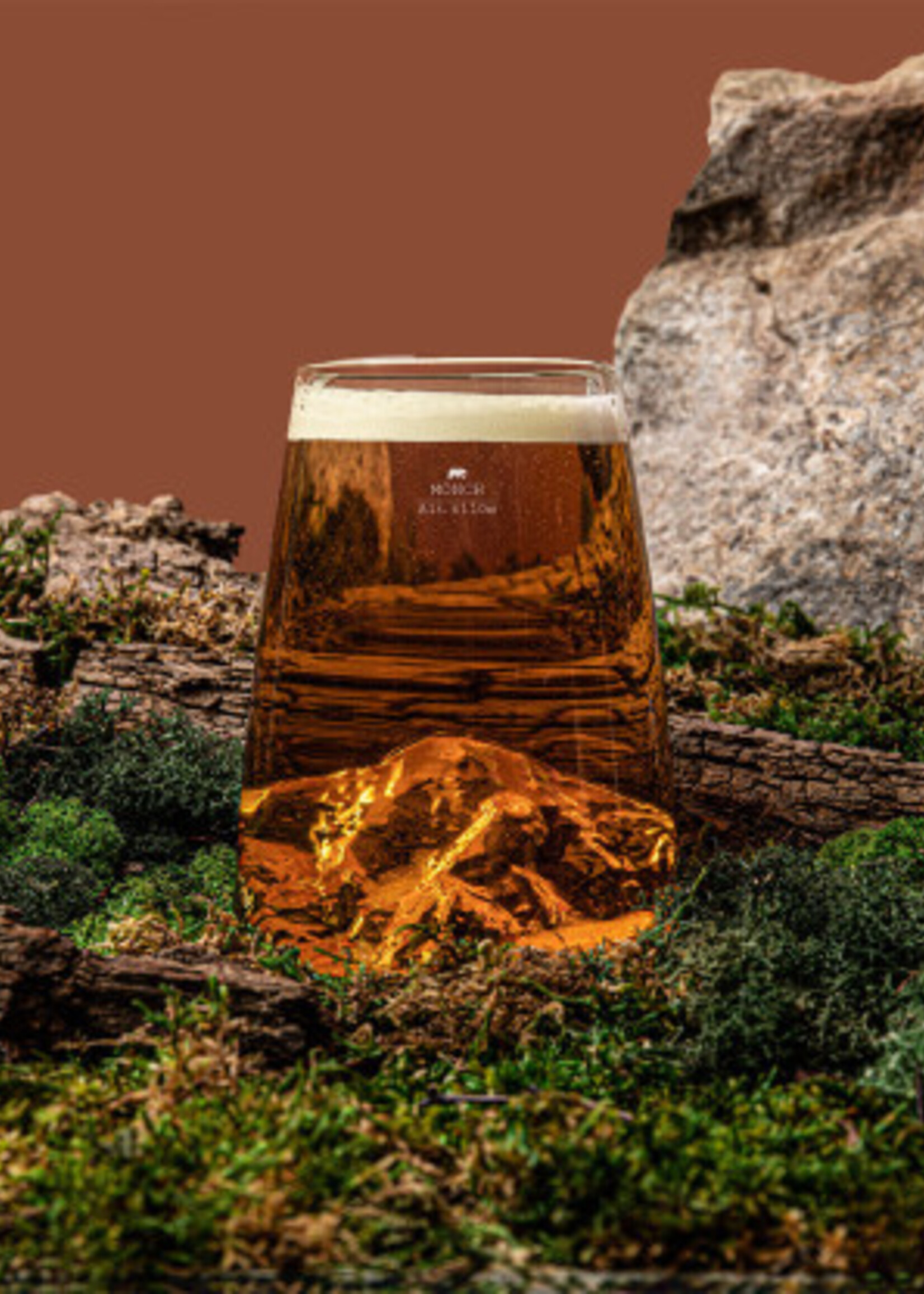 Alaskanmaker Alaskanmaker - Verre design Topographique - Mönch  - 1 pièce