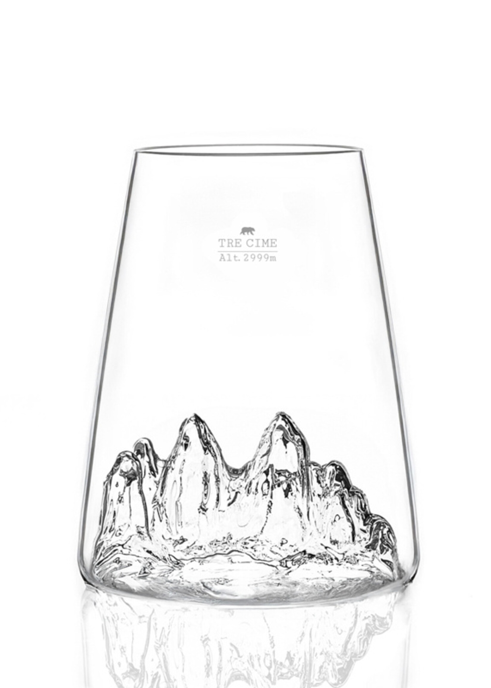 Alaskanmaker Alaskanmaker - Verre design Topographique - Tre Cime  - 1 pièce