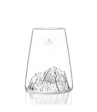 Alaskan MAKER Alaskanmaker - Verre design Topographique - Mont Blanc  - 1 pièce