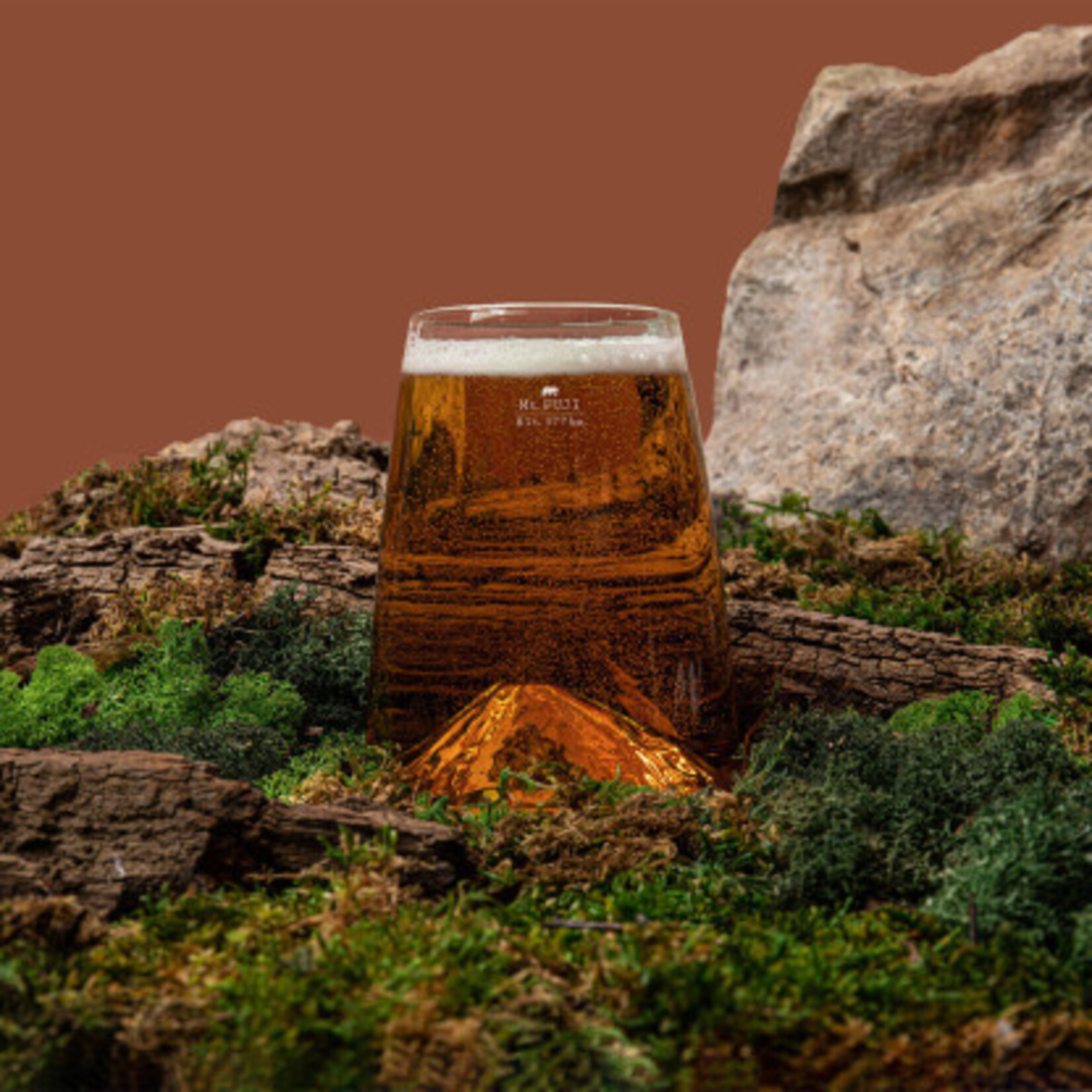 Alaskan Maker Alaskanmaker - Verre design Topographique -Fuji - 1 pièce