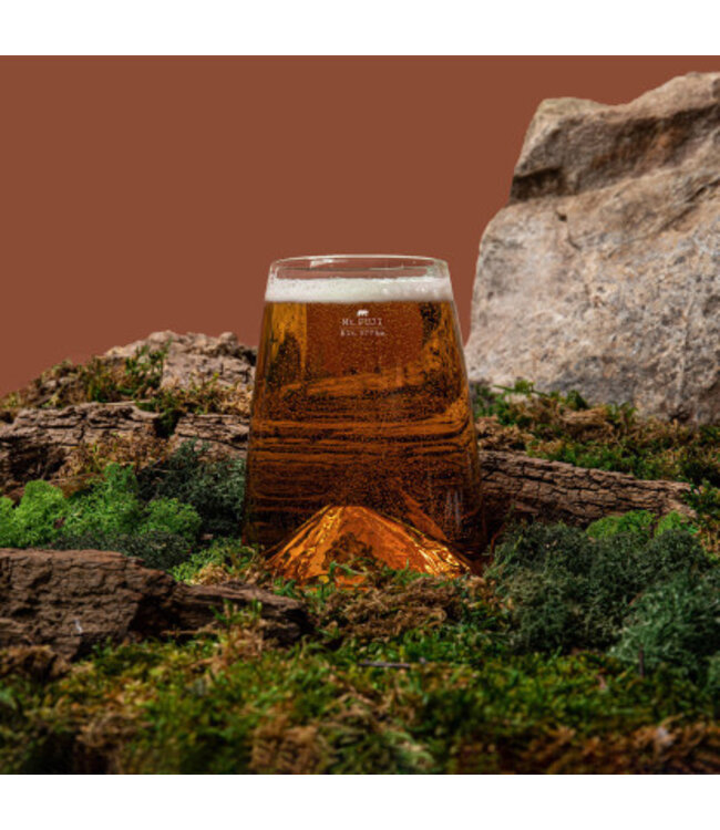 Alaskanmaker - Design Glas Topographic - Fuji - 1 Stuk