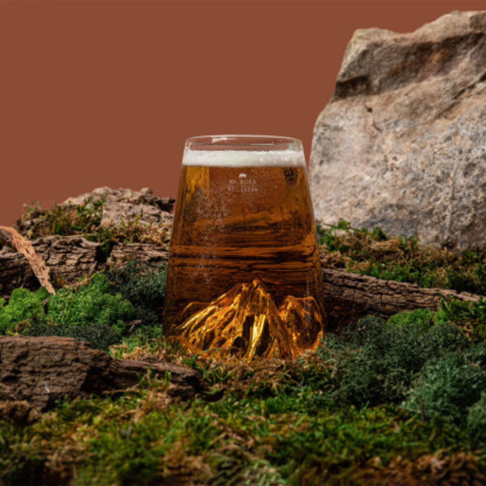 Alaskan Maker Alaskanmaker - Design Glas Topographic - Mont Rosa - 1 Stuk