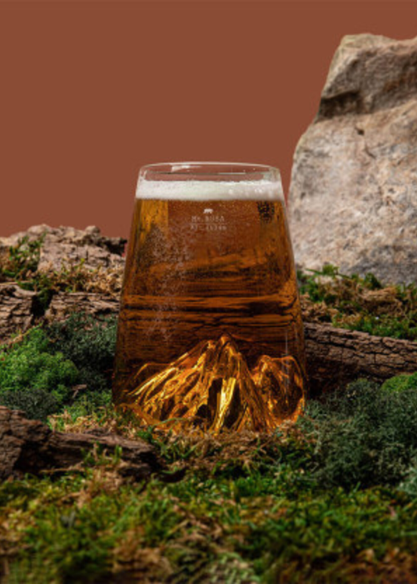 Alaskanmaker Alaskanmaker - Verre design Topographique -Mont Rosa - 1 pièce