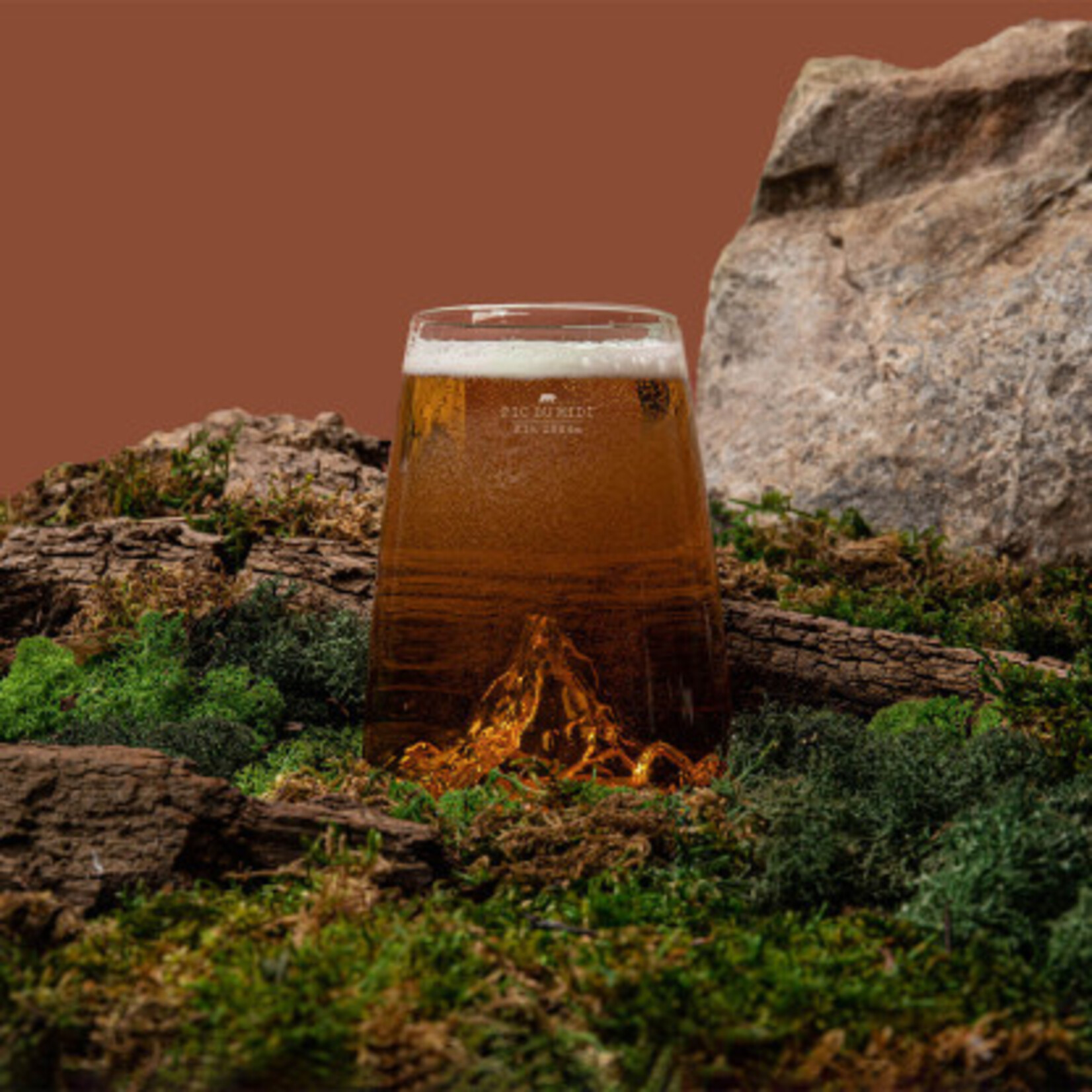 Alaskan Maker Alaskanmaker - Verre design Topographique -Pic Du Midi - 1 pièce