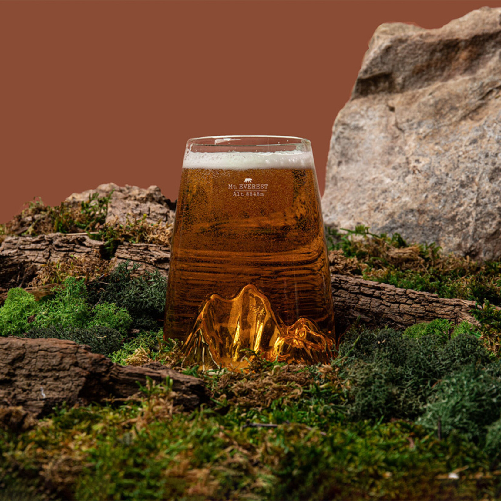 Alaskanmaker Alaskanmaker - Verre design Topographique  Everest - 1 pièce