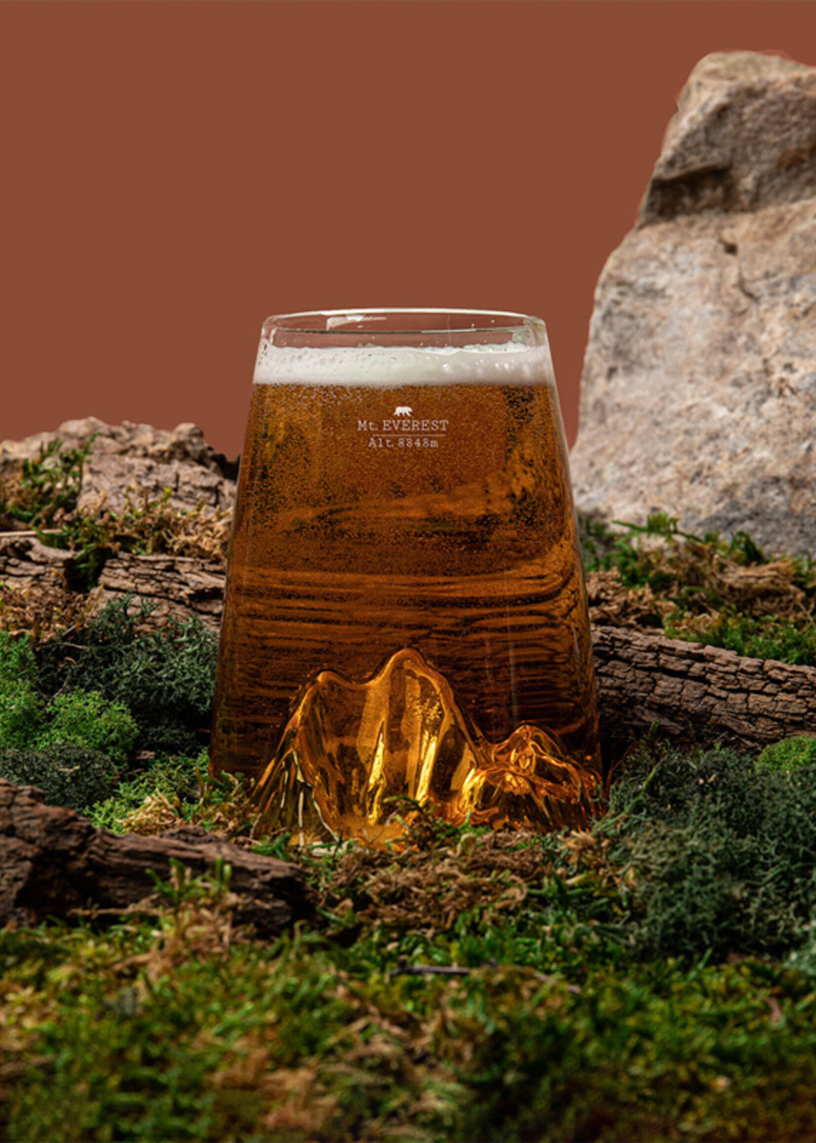Alaskanmaker Alaskanmaker - Verre design Topographique  Everest - 1 pièce