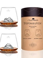 Alaskanmaker Alaskanmaker - Lot de 2 verres - Topographic -  Zugspitze/Watzmann