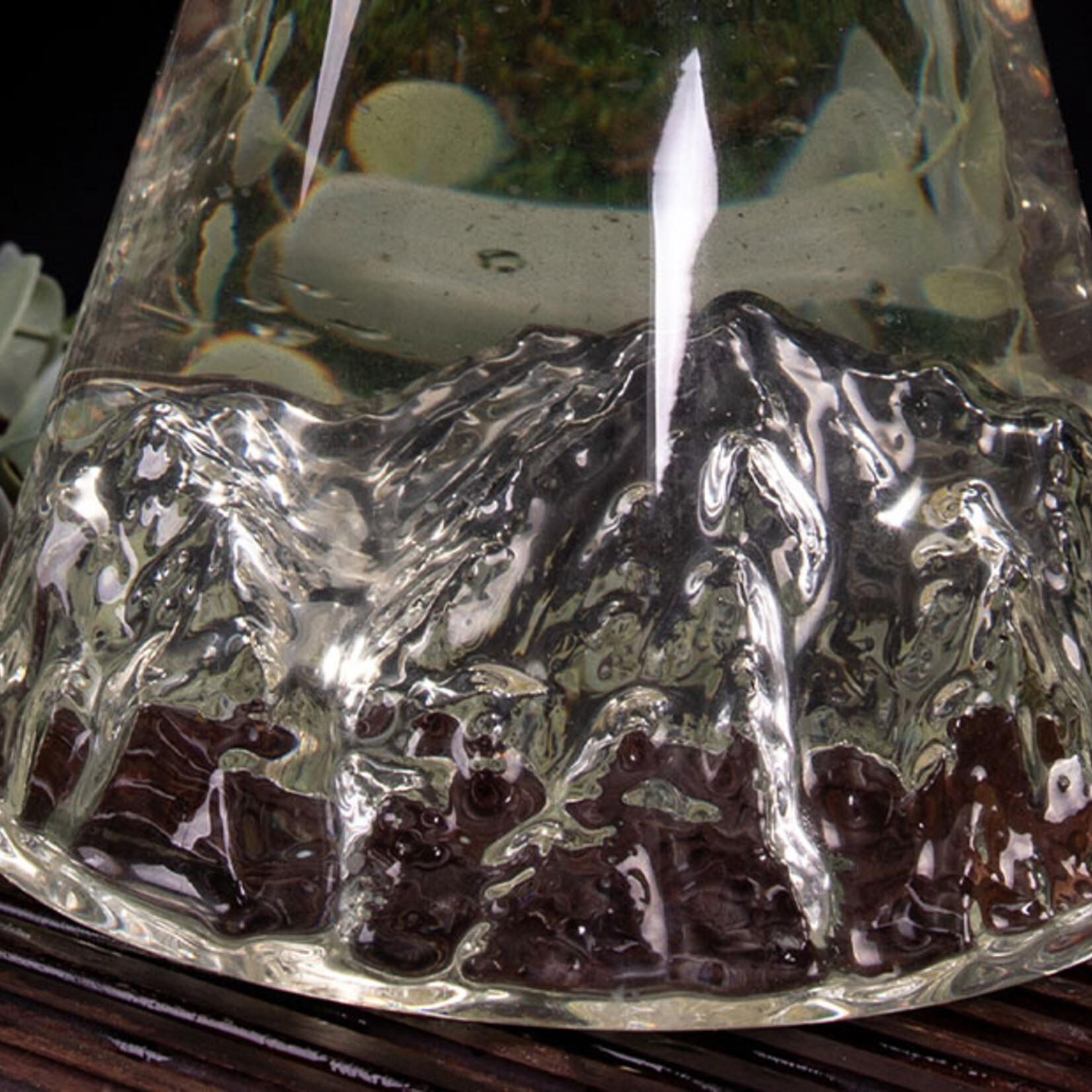 Alaskanmaker Alaskanmaker - Carafe à eau en verre - Topographique - Mont Blanc - 1 pièce