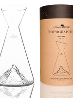 Alaskanmaker Alaskanmaker - Glazen water kan - Topographic - Matterhorn - 1 Stuk