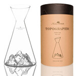 Alaskanmaker Alaskanmaker - Carafe à eau en verre - Topographique - Aiguille Du Midi - 1 pièce
