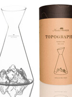 Alaskanmaker Alaskanmaker - Carafe à eau en verre - Topographique - Aiguille Du Midi - 1 pièce