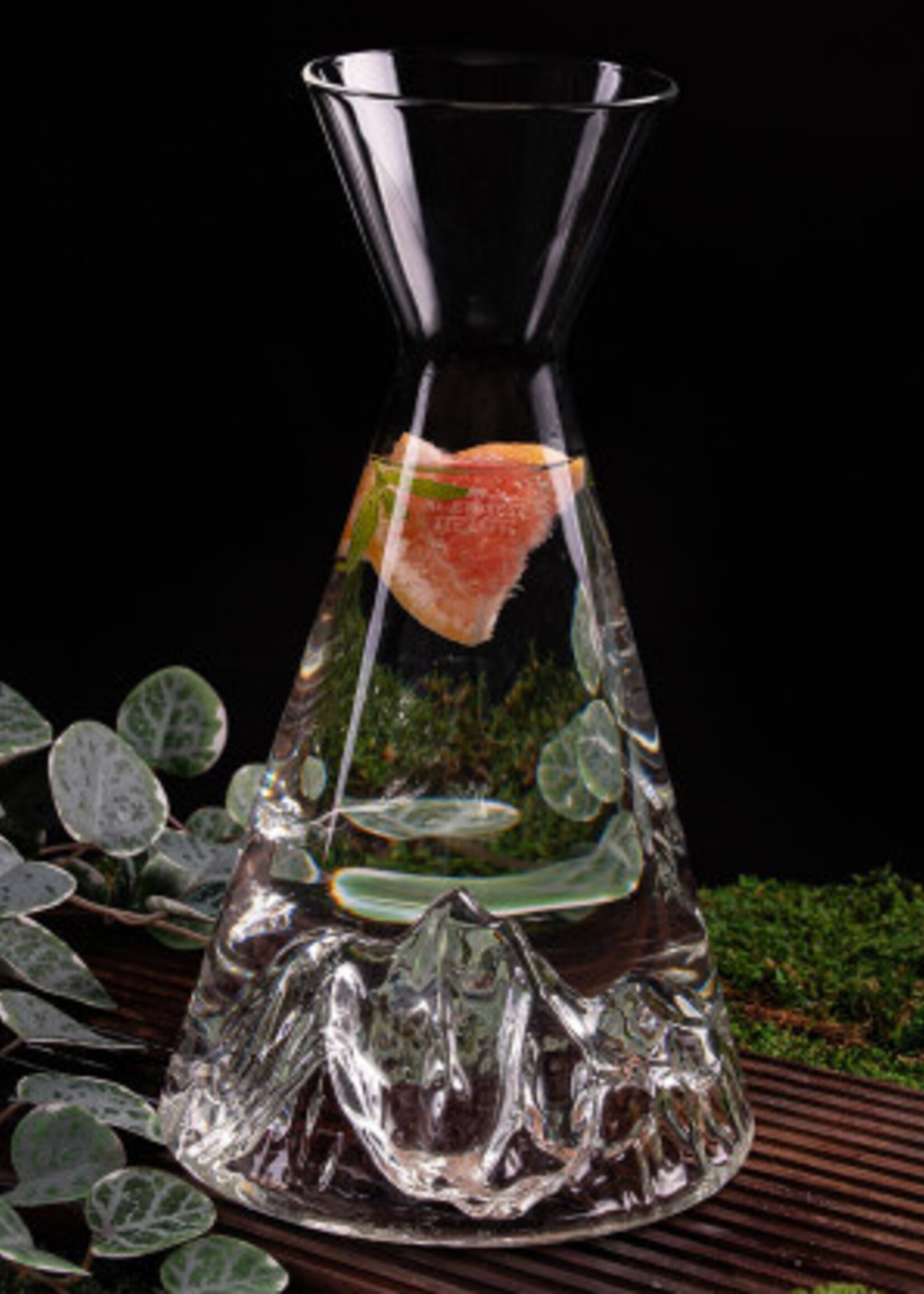 Alaskanmaker Alaskanmaker - Glazen water kan - Topographic - Everest - 1 Stuk