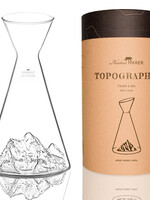 Alaskanmaker Alaskanmaker - Glazen water kan - Topographic - Everest - 1 Stuk