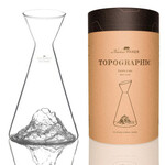 Alaskan Maker Alaskanmaker - Carafe à eau en verre - Topographique - Pic Du Midi   - 1 pièce
