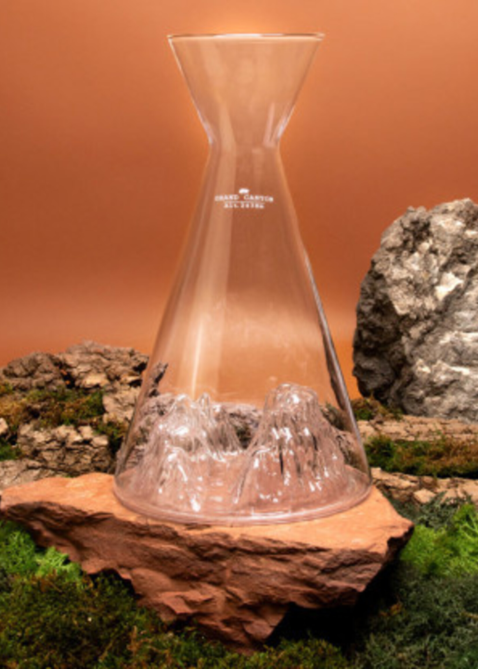 Alaskanmaker Alaskanmaker - Glazen water kan - Topographic - Grand Canyon - 1 Stuk