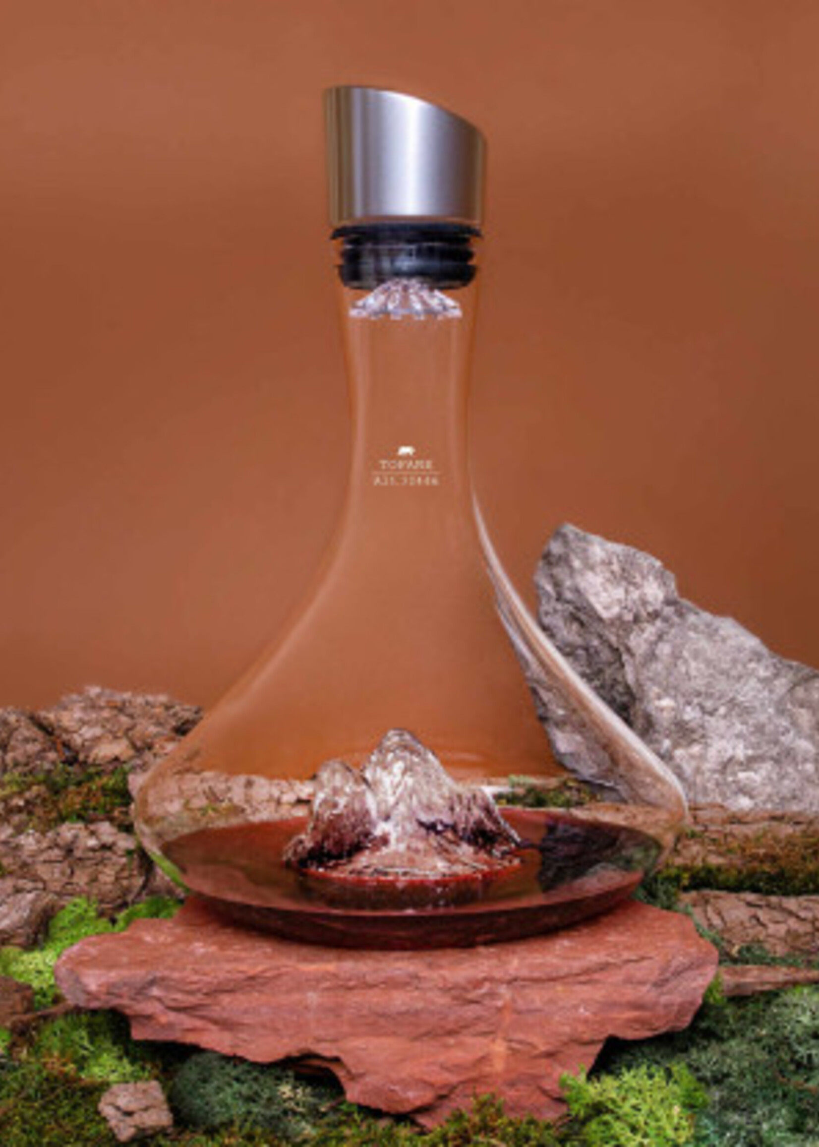 Alaskanmaker Alaskan - Carafe à vin - Topographique - 1 pièce - Tofane