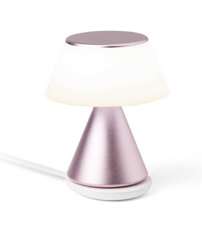 Lexon Design - LUMA Portable - Lampe LED - Rose pâle