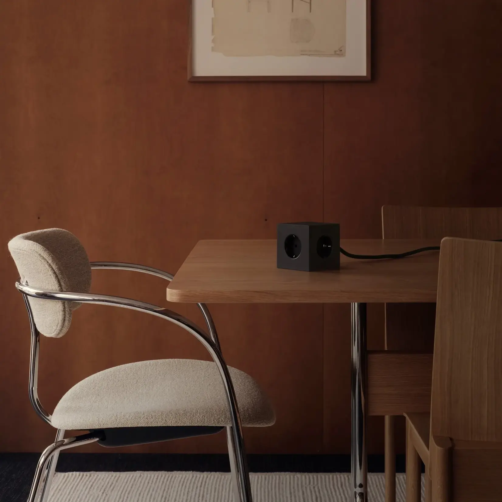 AVOLT Avolt - Square 1 - Adapter - 1.8 m - 2x USB A - Stockholm Zwart