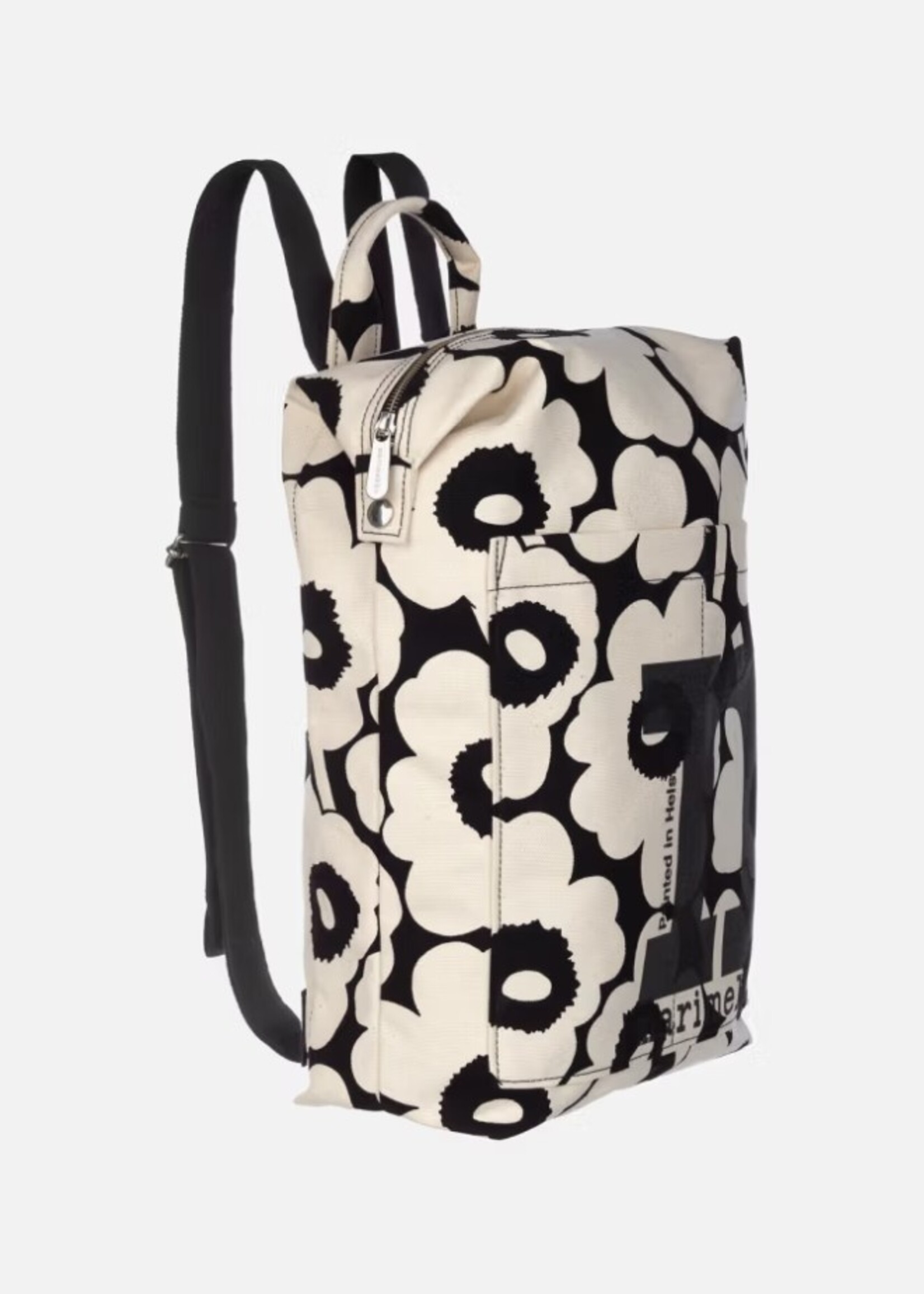 Marimekko Marimekko - Sac à dos Mono Unikko - 1 pièce - Noir/Blanc