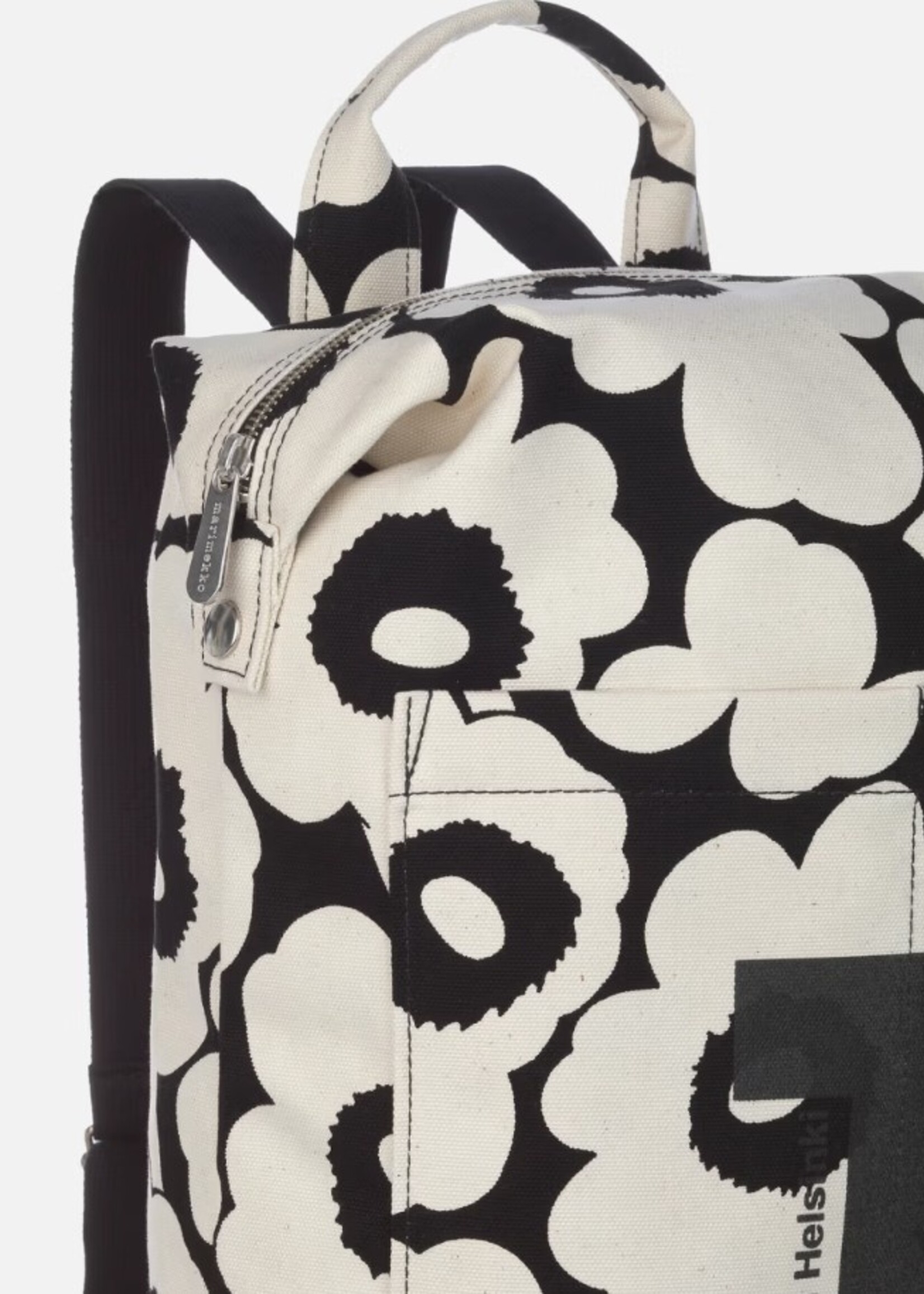 Marimekko Marimekko - Sac à dos Mono Unikko - 1 pièce - Noir/Blanc