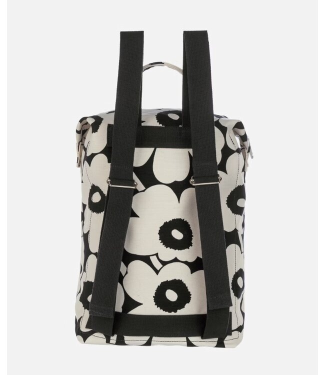 Marimekko - Sac à dos Mono Unikko - 1 pièce - Noir/Blanc