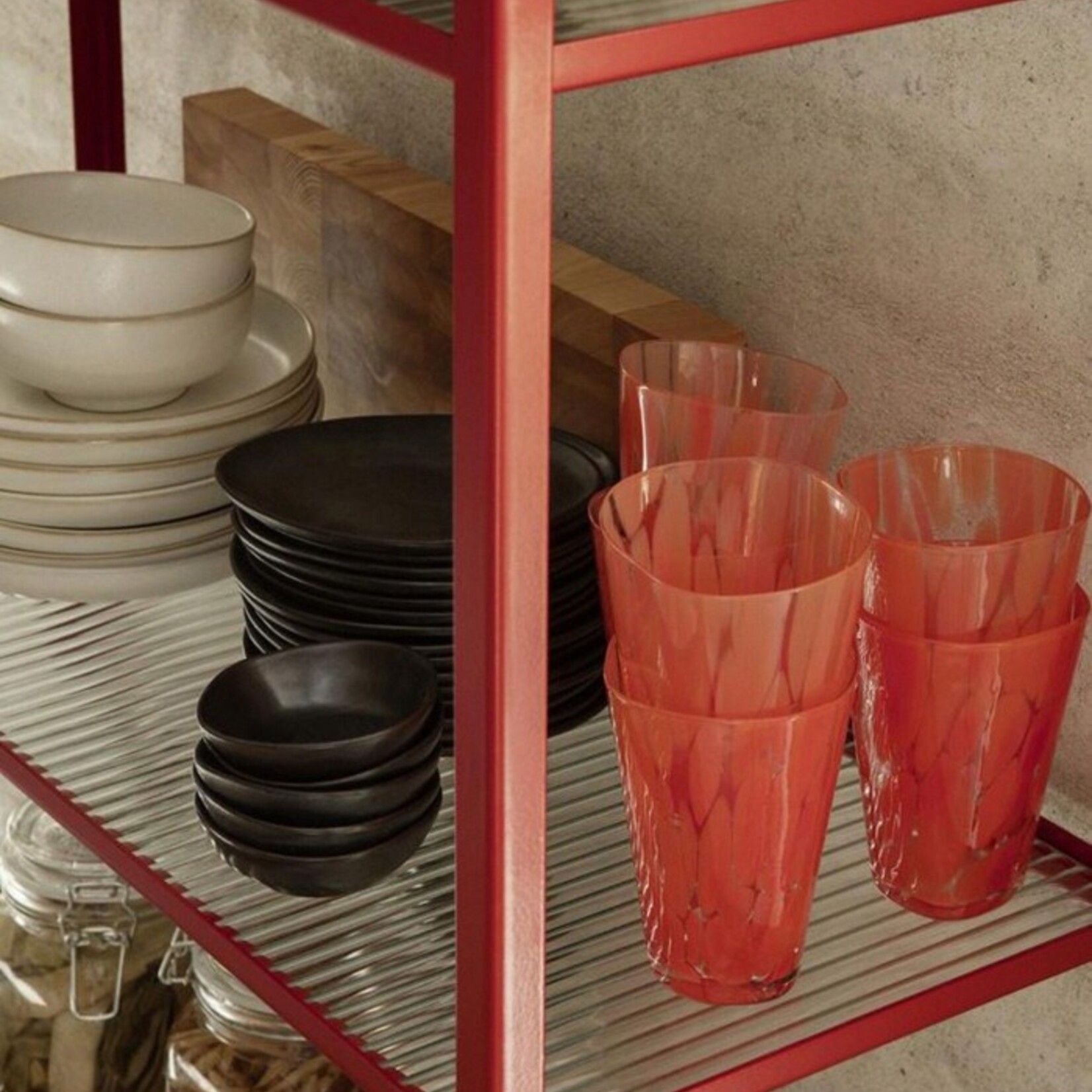 Ferm Living Ferm Living Casca Glas Rood