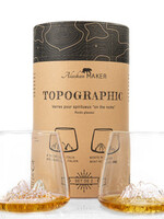 Alaskanmaker Alaskanmaker - Lot de 2 verres - Topographic -  Tre Cime & Mt Rosa
