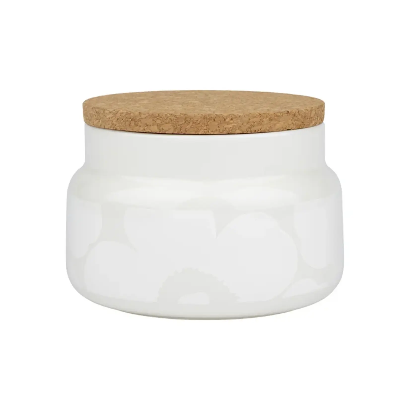 Marimekko Marimekko - Oiva Unikko Boîte de rangement - Blanc - 0,7 L - 1 pièce