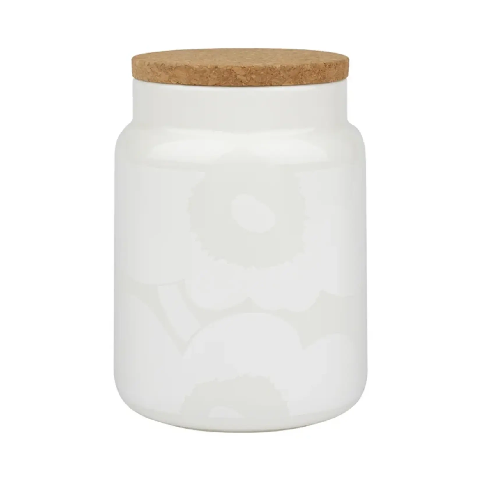 Marimekko Marimekko - Oiva Unikko Opbergdoos - Wit - 1,2L - 1 Stuk