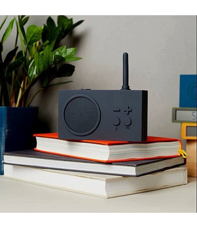 Lexon - Tykho 3 - bluetooth speaker & FM radio - Donkergrijs