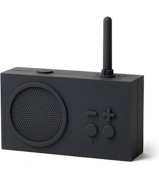Lexon Lexon - Tykho 3 - enceinte bluetooth et radio FM - Gris foncé