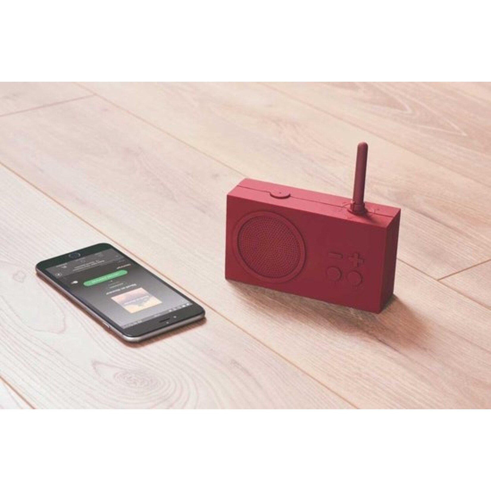 Lexon Lexon - Tykho 3 - enceinte bluetooth et radio FM - Rouge foncé