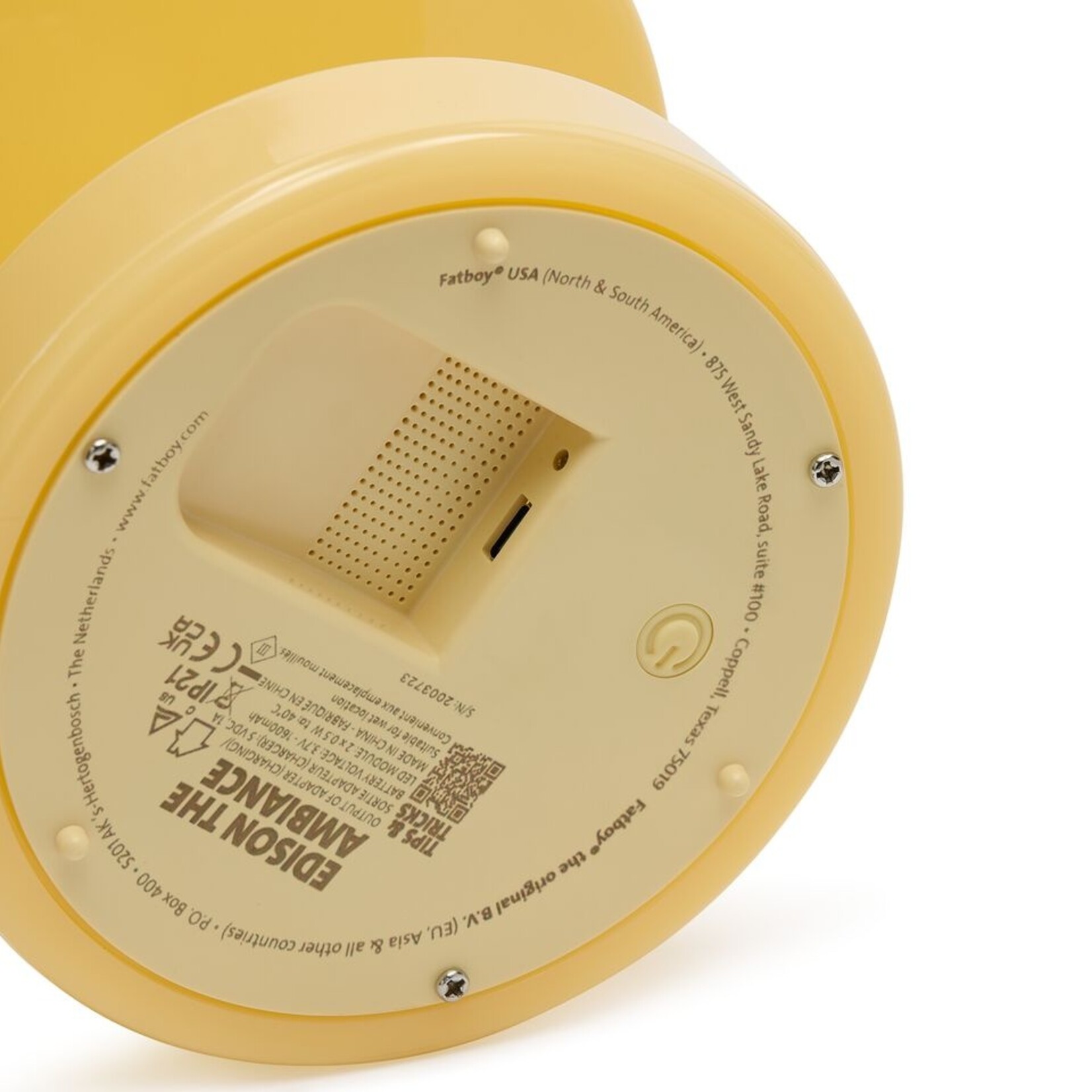 Fatboy - Edison - L'ambiance - Jaune Clair - 1 pièce