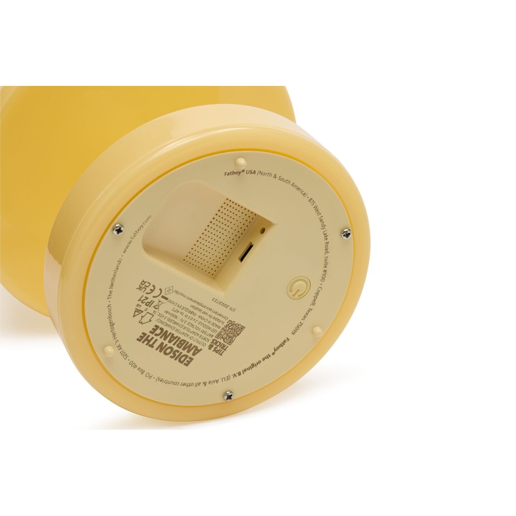 Fatboy Fatboy - Edison - De Sfeer - Lichtgeel - 1 stuk