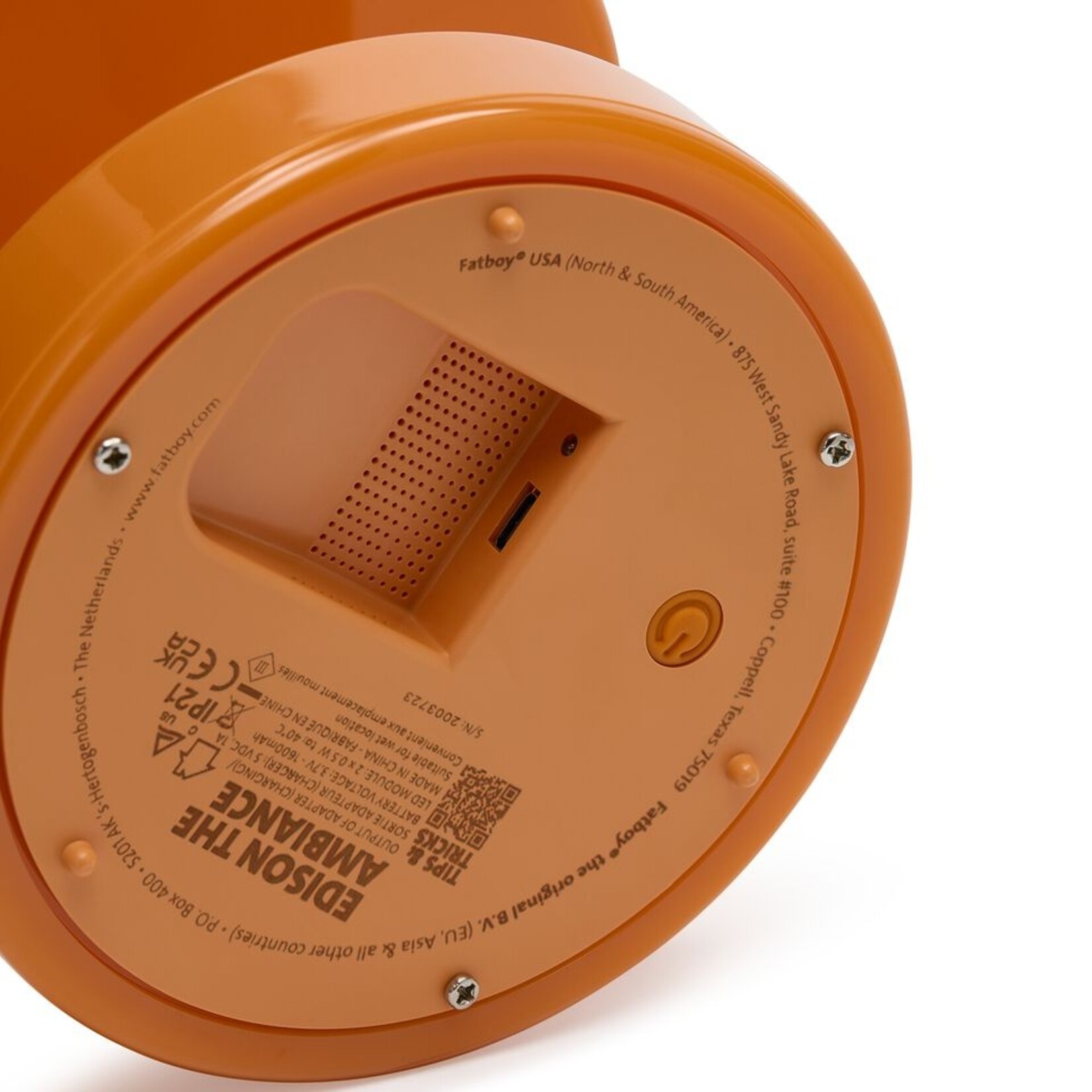 Fatboy - Edison - L'ambiance - Orange Ensoleillé - 1 pièce