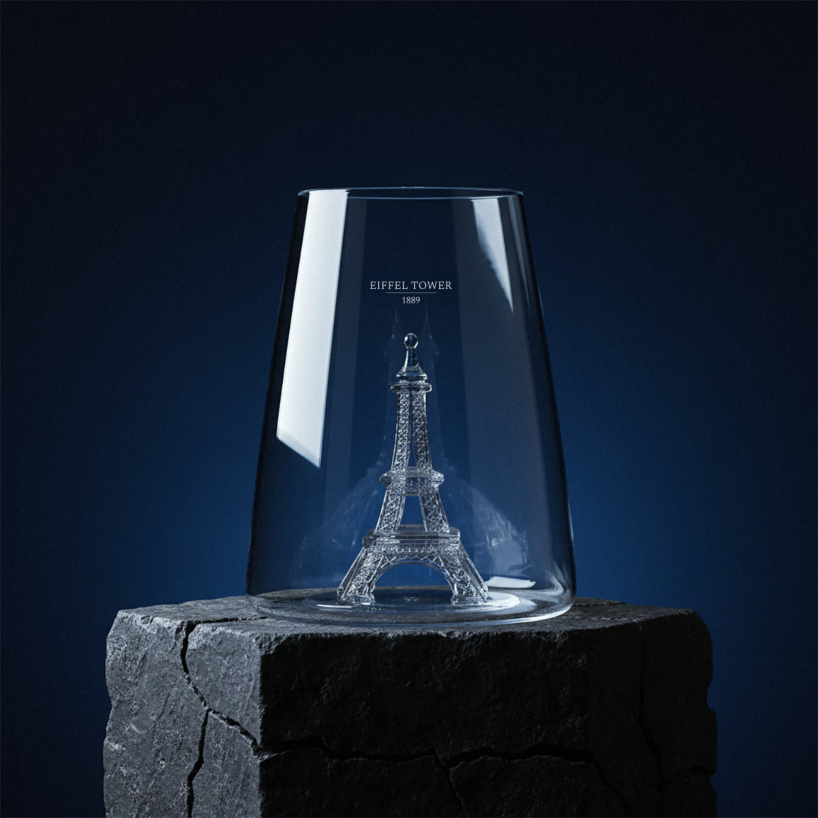 Alaskan Maker Alaskanmaker - Design Glas Iconic Monument - Eifeltoren - 1 Stuk
