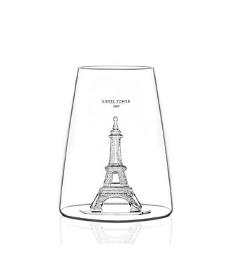 Alaskan MAKER Alaskanmaker - Verre design Monument emblématique - Tour Eiffel - 1 pièce