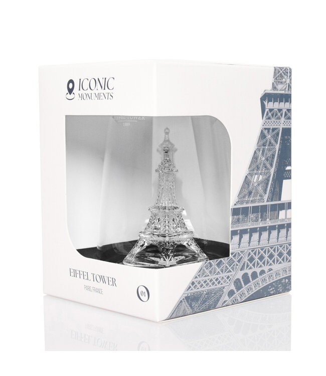 Alaskanmaker - Design Glas Iconic Monument - Eifeltoren - 1 Stuk