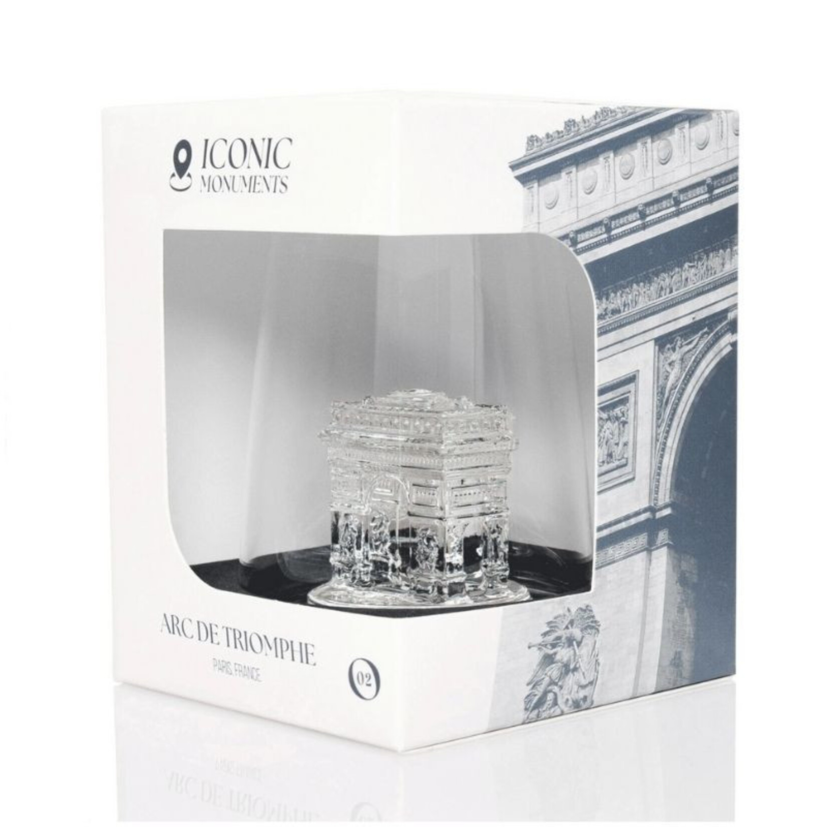 Alaskanmaker Alaskanmaker - Design Glas Iconic Monument - Arc De Triomphe - 1 Stuk