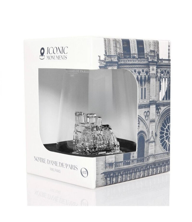 Alaskanmaker - Design Glas Iconic Monument - Notre-Dame - 1 Stuk