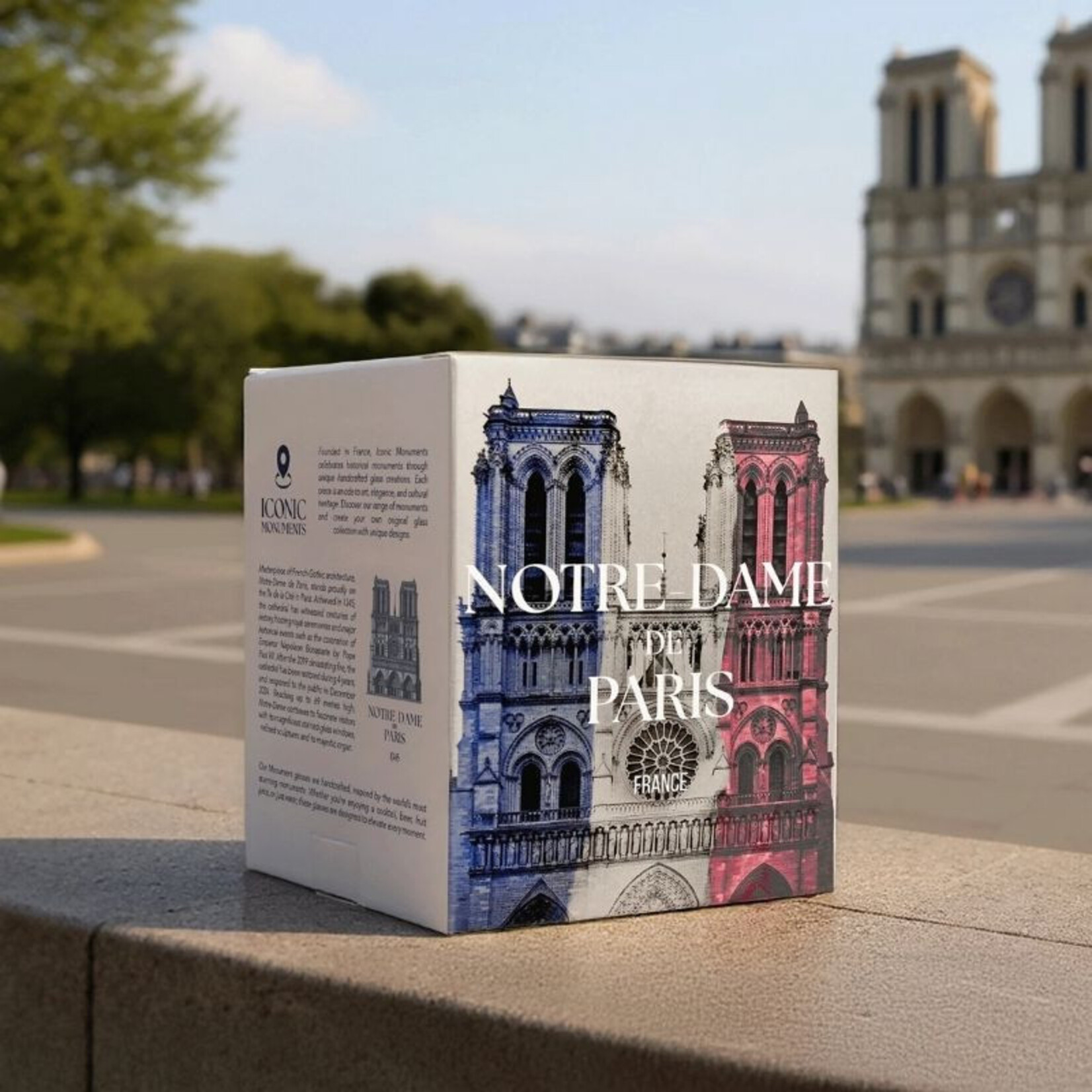 Alaskan Maker Alaskanmaker - Design Glas Iconic Monument - Notre-Dame - 1 Stuk