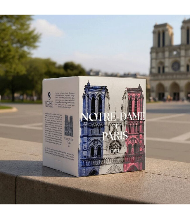 Alaskanmaker - Design Glas Iconic Monument - Notre-Dame - 1 Stuk